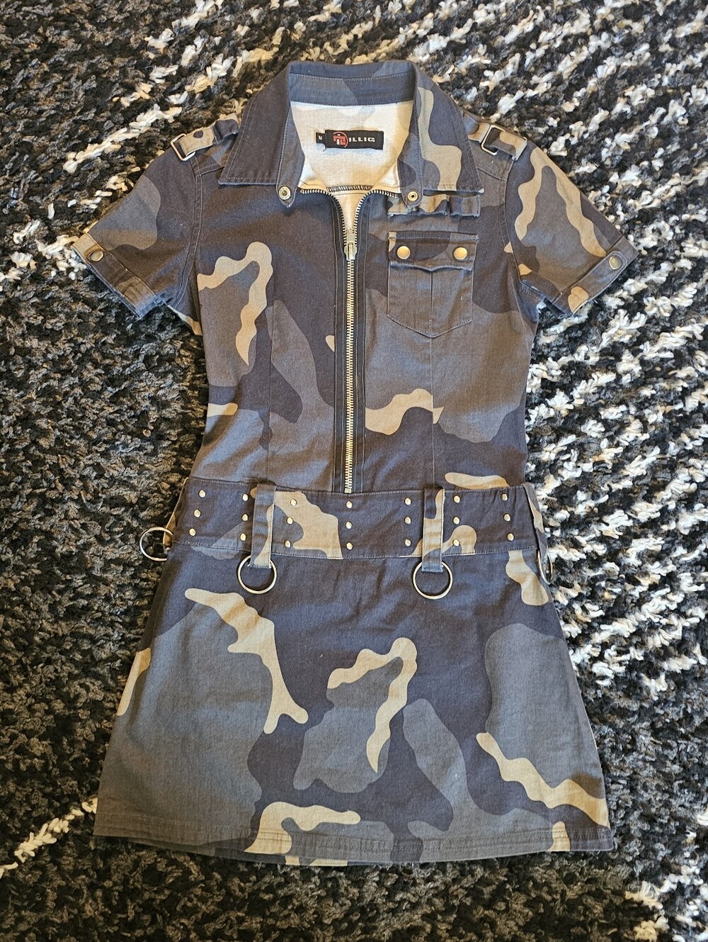 ILLIG Mini Camo Utility Dress